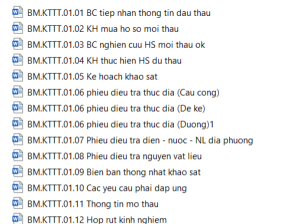 Quy trình đấu thầu