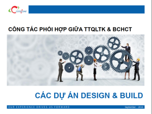 Coteccons – Công tác phối hợp giữa TTQLTK _ BCHCT D&B