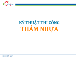 Coteccons – Công tác thảm nhựa