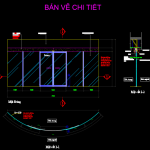 Bản vẽ chi tiết cửa tự động