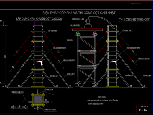 Bản vẽ biện pháp thi công xây dựng