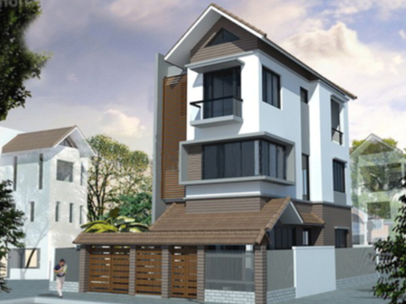 Bản vẽ thiết kế kết cấu nhà phố kích thước 3.8×16.5m
