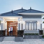 Nhà cấp 4 mái nhật kích thước 8x16m