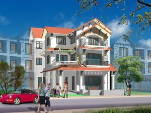 Bản vẽ thiết kế biệt thự 11.4×21.5m 3 tầng siêu đẹp
