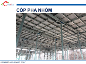 Coteccons – Thi công cốp pha nhôm
