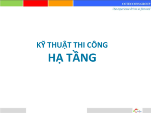 Coteccons – Thi công hạ tầng
