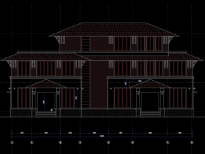 Bản vẽ thiết kế biệt thự vườn diện tích 294m
