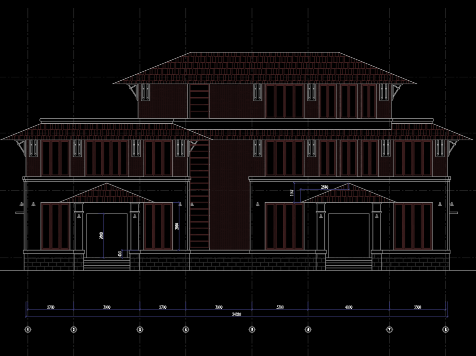 Bản vẽ thiết kế biệt thự vườn diện tích 294m