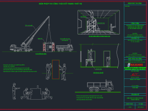 Bản Vẽ Biện Pháp Thi Công Phá Dỡ Chuẩn