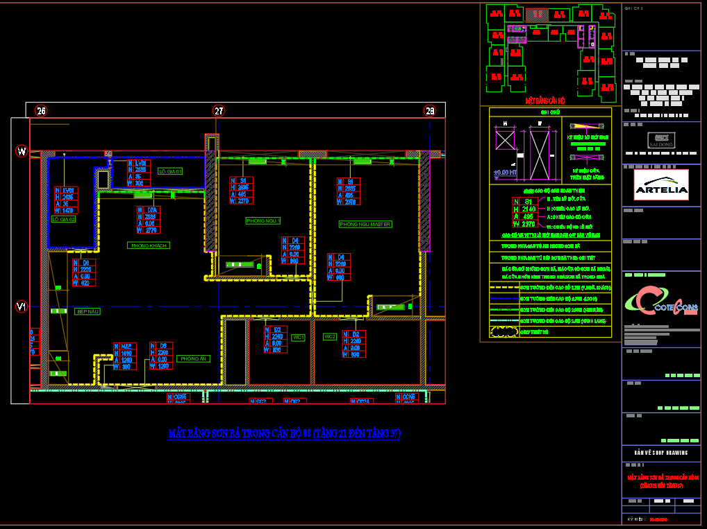 Bản Vẽ Shopdrawing Mẫu
