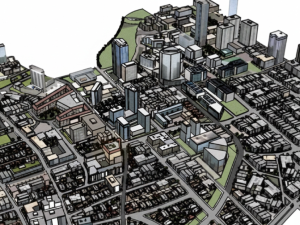 File sketchup khu phố quy hoạch(nhà phố quy hoạch+ khu đất quy hoạch)