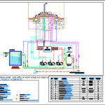 Bản vẽ shop thiết kế cấp thoát nước cho hồ cảnh quan(sơ đồ nguyên lý+mặt bằng+ mặt cắt)