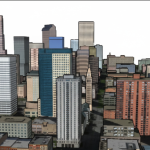 File sketchup khu phố quy hoạch(nhà phố quy hoạch+ khu đất quy hoạch).