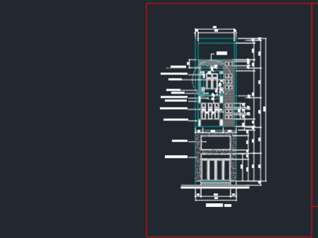 Bản vẽ kiến trúc nhà phố 5 tầng (4.4 x 21.6m) (kiến trúc,kết cấu,điện nước)