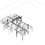 Thiết kế revit 3d căn hộ revit 2020 10x17m(3d +mặt bằng)