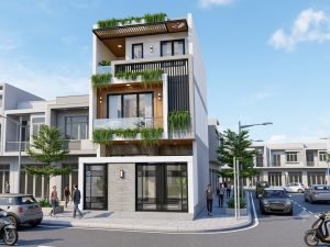 Bản vẽ nhà phố 3 tầng 6×12.5m full kiến trúc, kết cấu, điện nước và Sketchup